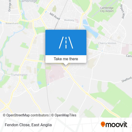 Fendon Close map
