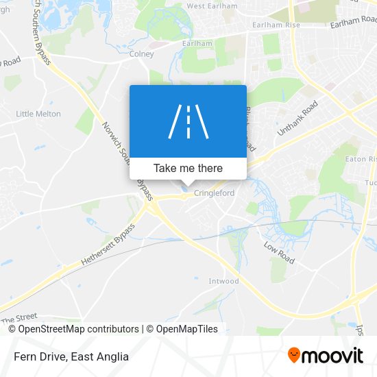 Fern Drive map