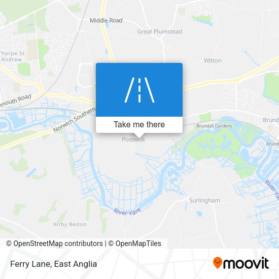Ferry Lane map