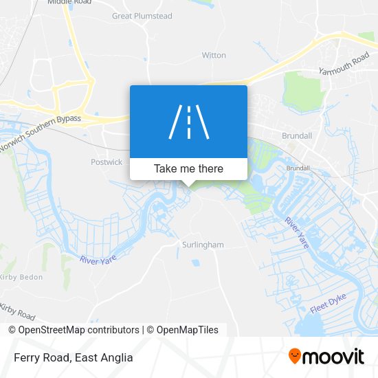 Ferry Road map