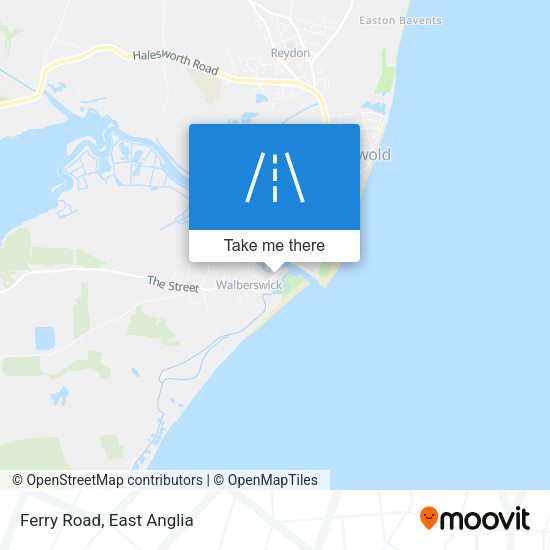 Ferry Road map