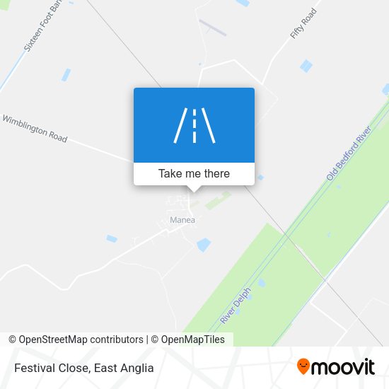 Festival Close map