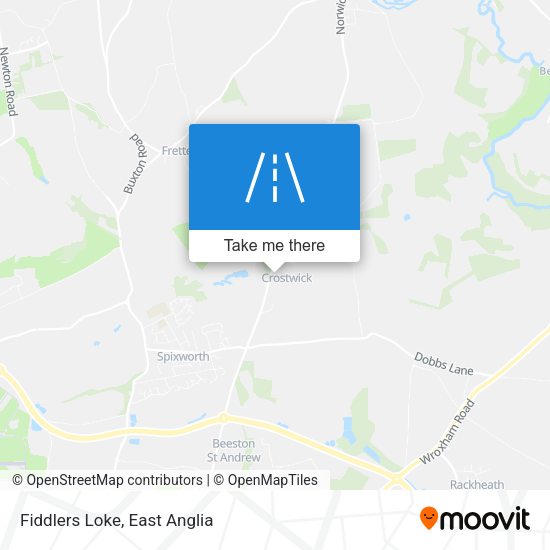 Fiddlers Loke map
