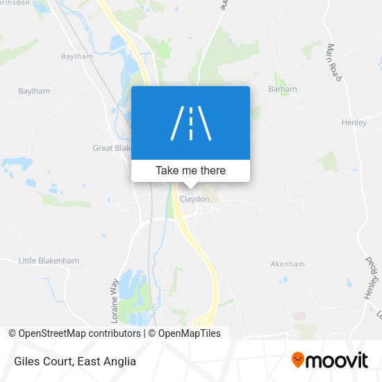 Giles Court map