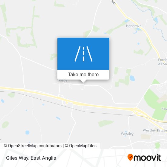 Giles Way map