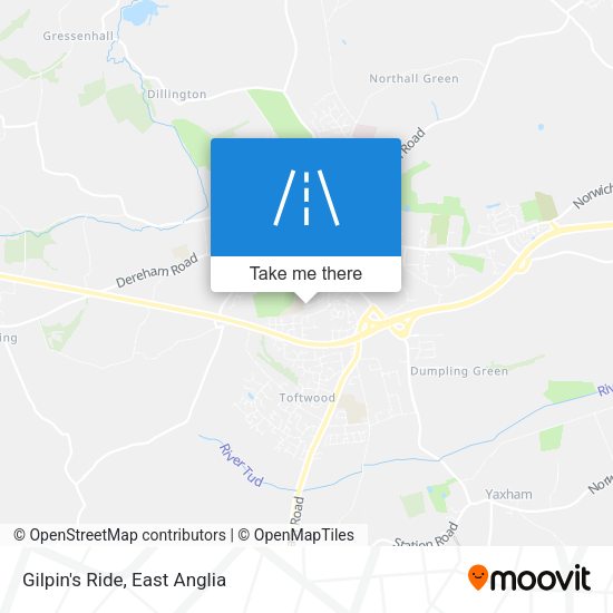 Gilpin's Ride map