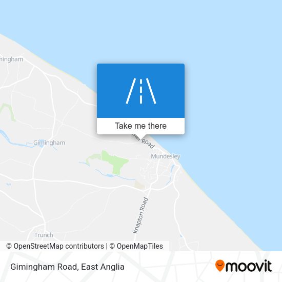 Gimingham Road map