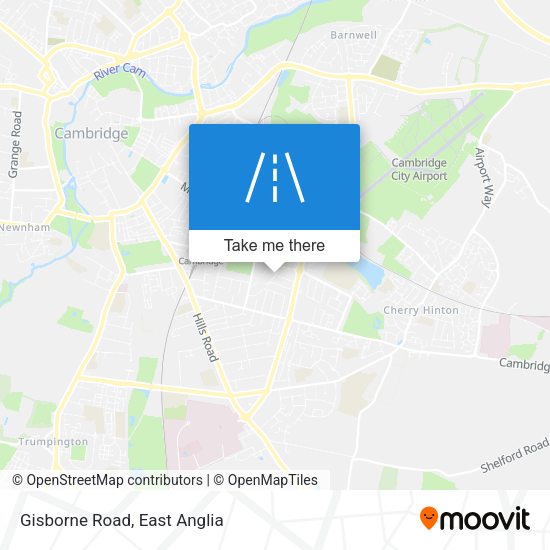 Gisborne Road map