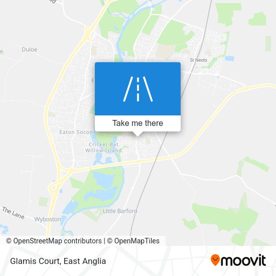 Glamis Court map