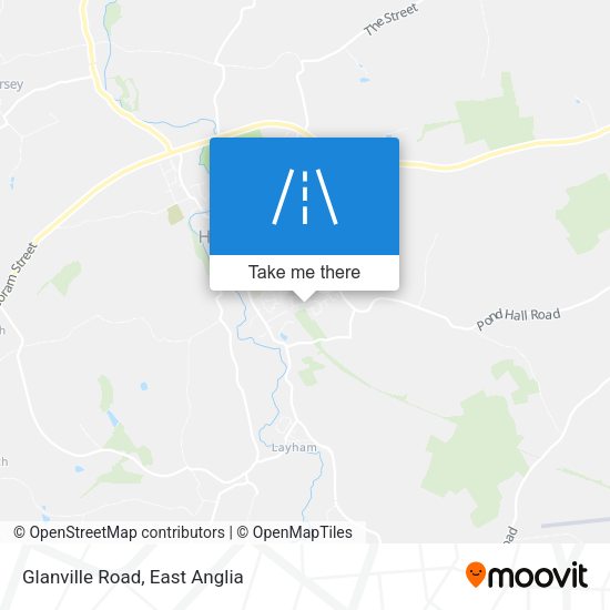 Glanville Road map