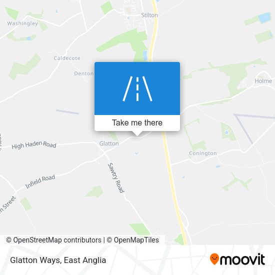 Glatton Ways map