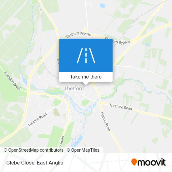 Glebe Close map