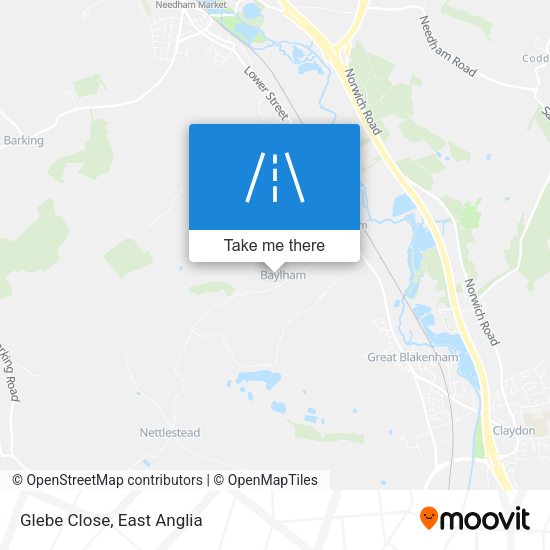 Glebe Close map