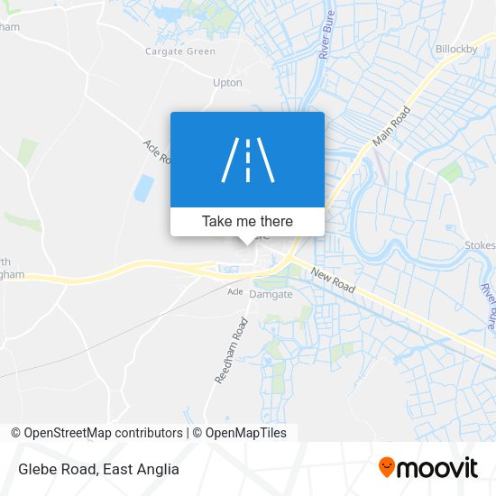 Glebe Road map