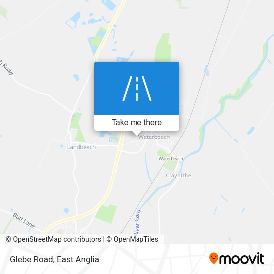 Glebe Road map