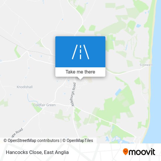 Hancocks Close map