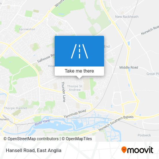 Hansell Road map