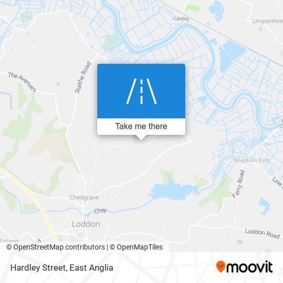 Hardley Street map