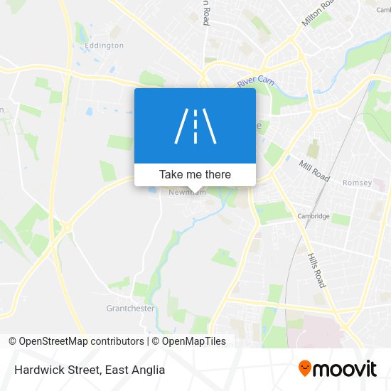 Hardwick Street map