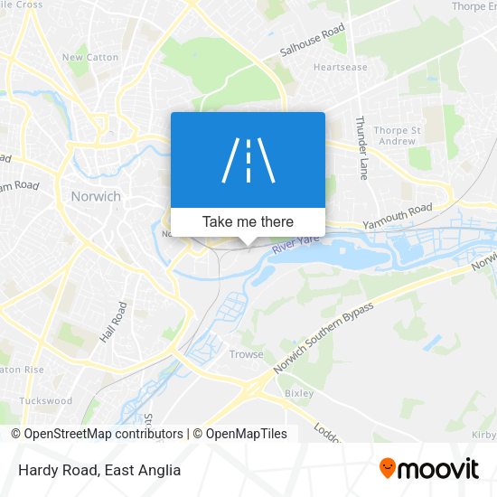 Hardy Road map