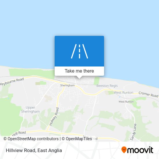 Hillview Road map