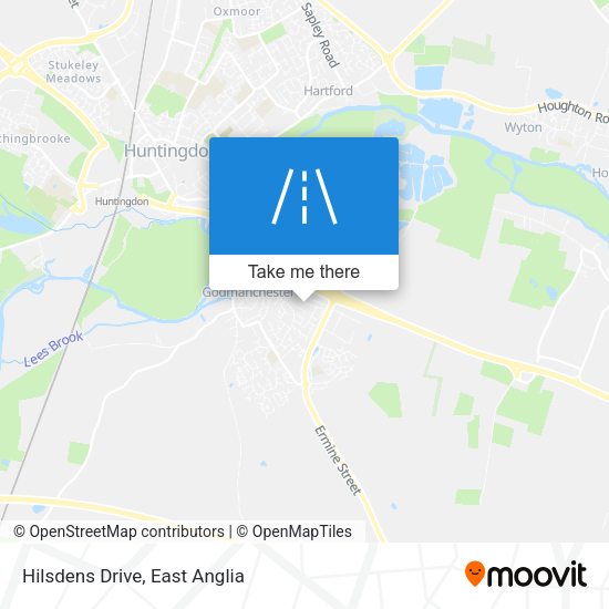 Hilsdens Drive map