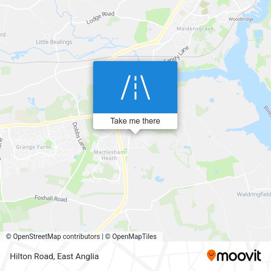 Hilton Road map