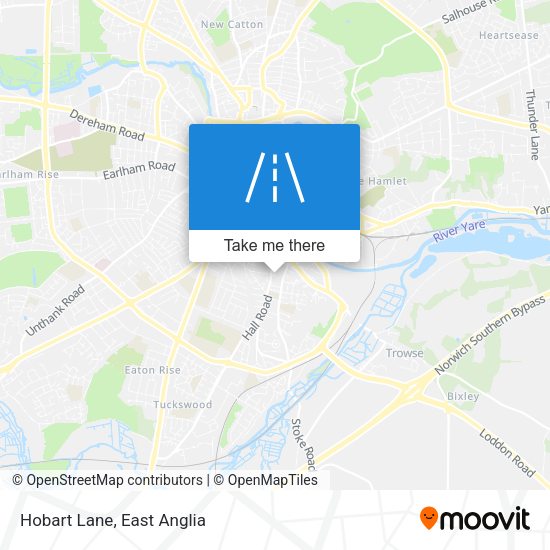 Hobart Lane map