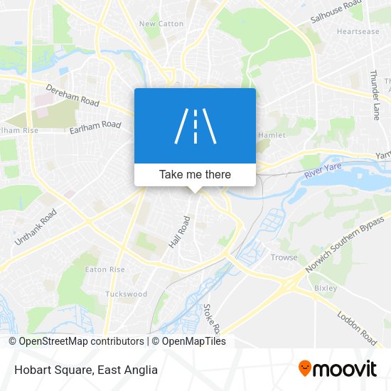 Hobart Square map