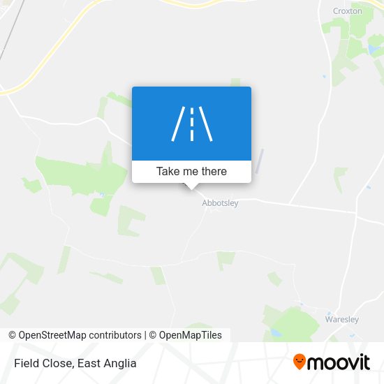 Field Close map