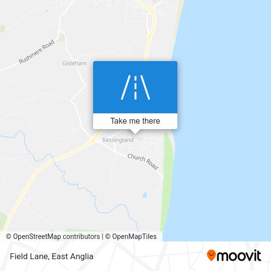 Field Lane map