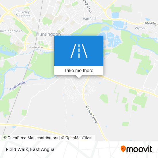 Field Walk map