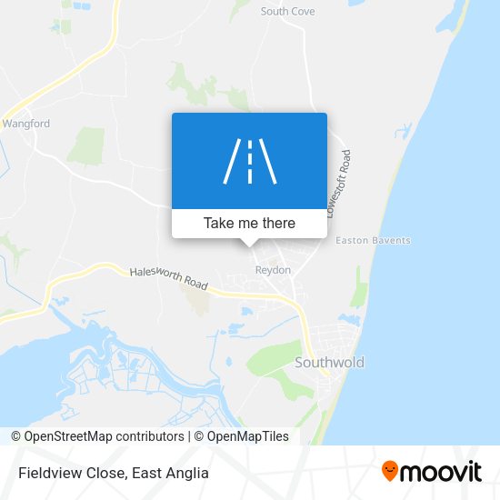 Fieldview Close map