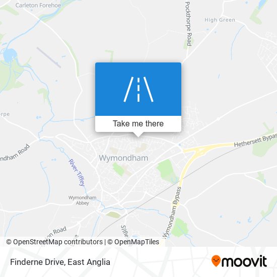 Finderne Drive map