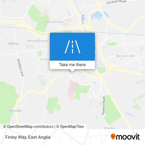 Finley Way map