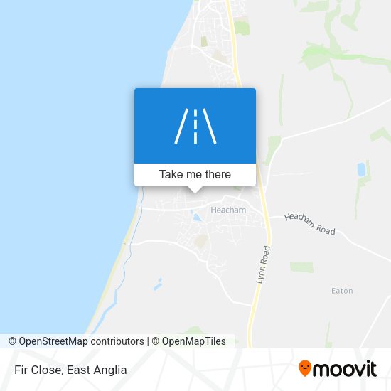 Fir Close map