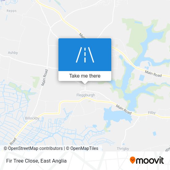 Fir Tree Close map