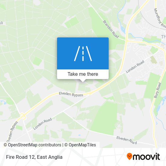 Fire Road 12 map