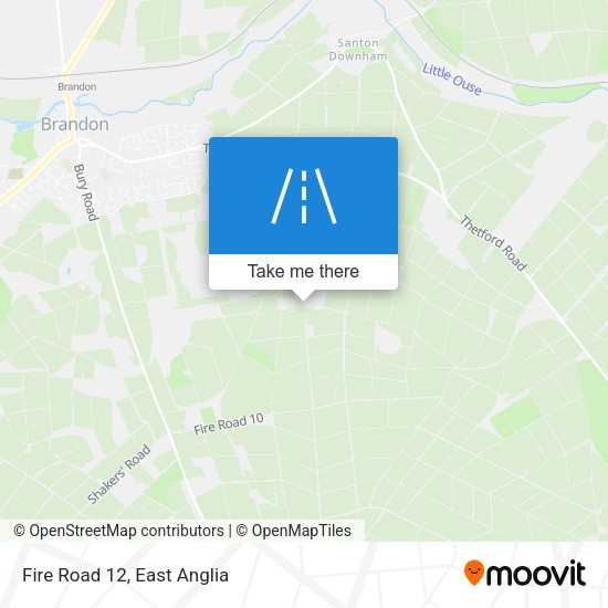 Fire Road 12 map