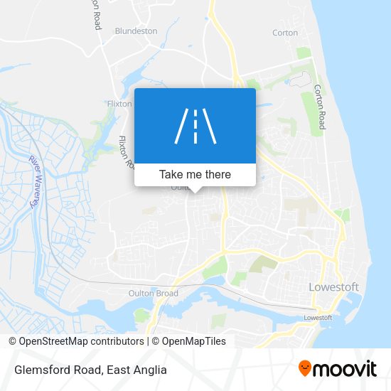 Glemsford Road map