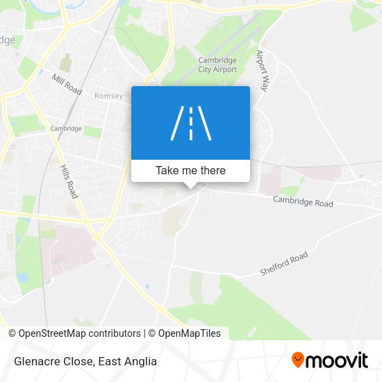 Glenacre Close map