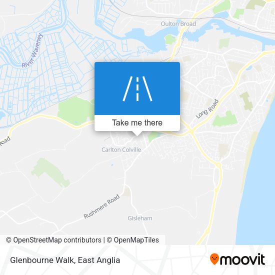 Glenbourne Walk map