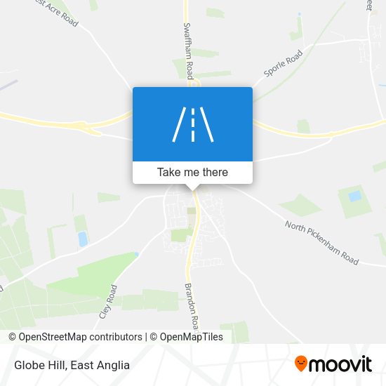 Globe Hill map