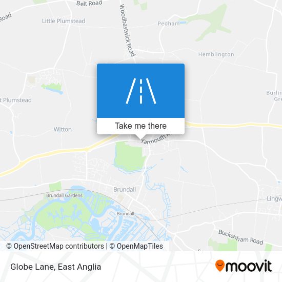 Globe Lane map