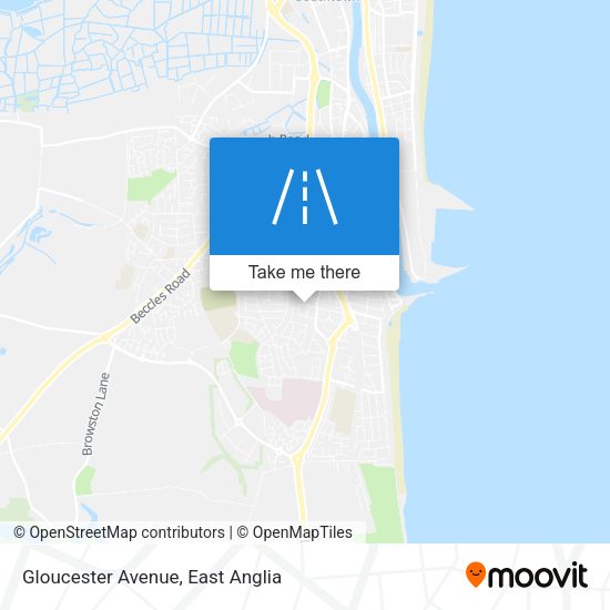 Gloucester Avenue map
