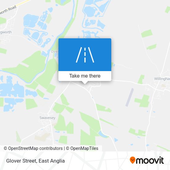 Glover Street map