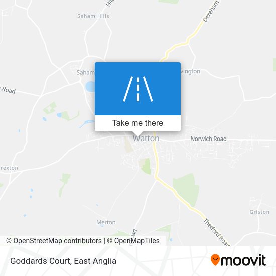 Goddards Court map