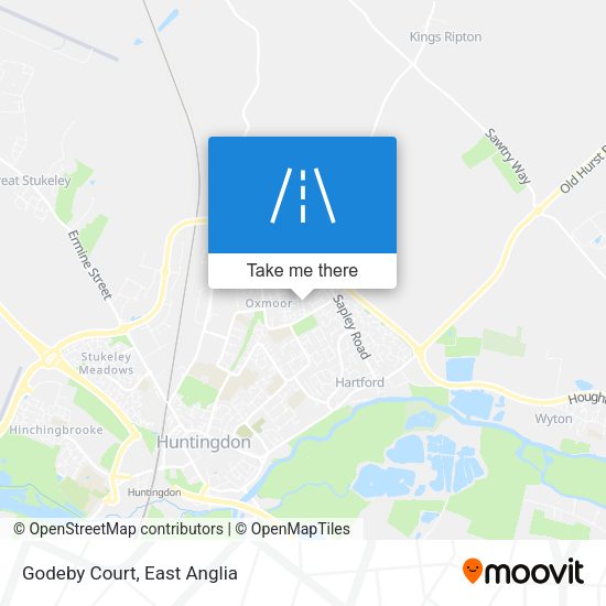 Godeby Court map
