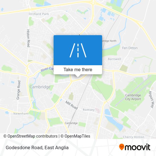 Godesdone Road map