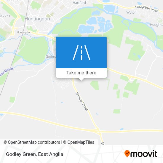 Godley Green map